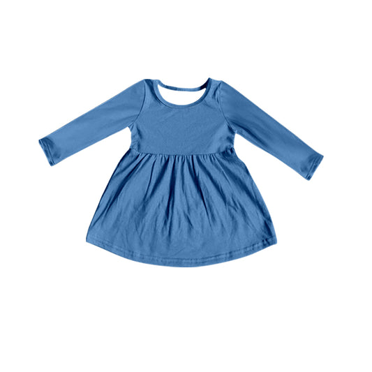 (Pre-order)GT0755 Blue Color Girls Fall Tee Shirts Top