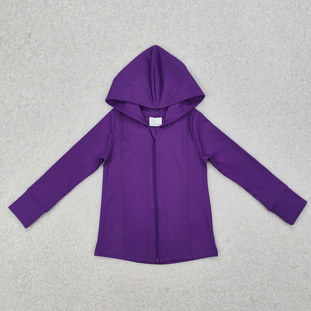 Purple Color Girls Yoga Clothes Sisters Matching Wear