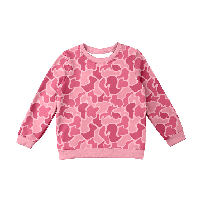 (Pre-order)GT0865 Pink Camo Print Boys Tee Shirts Top