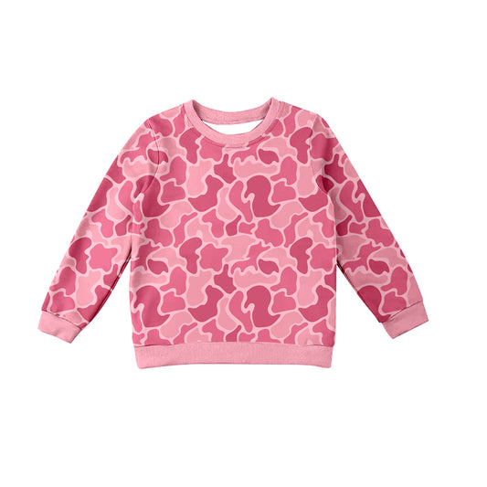 (Pre-order)GT0865 Pink Camo Print Boys Tee Shirts Top