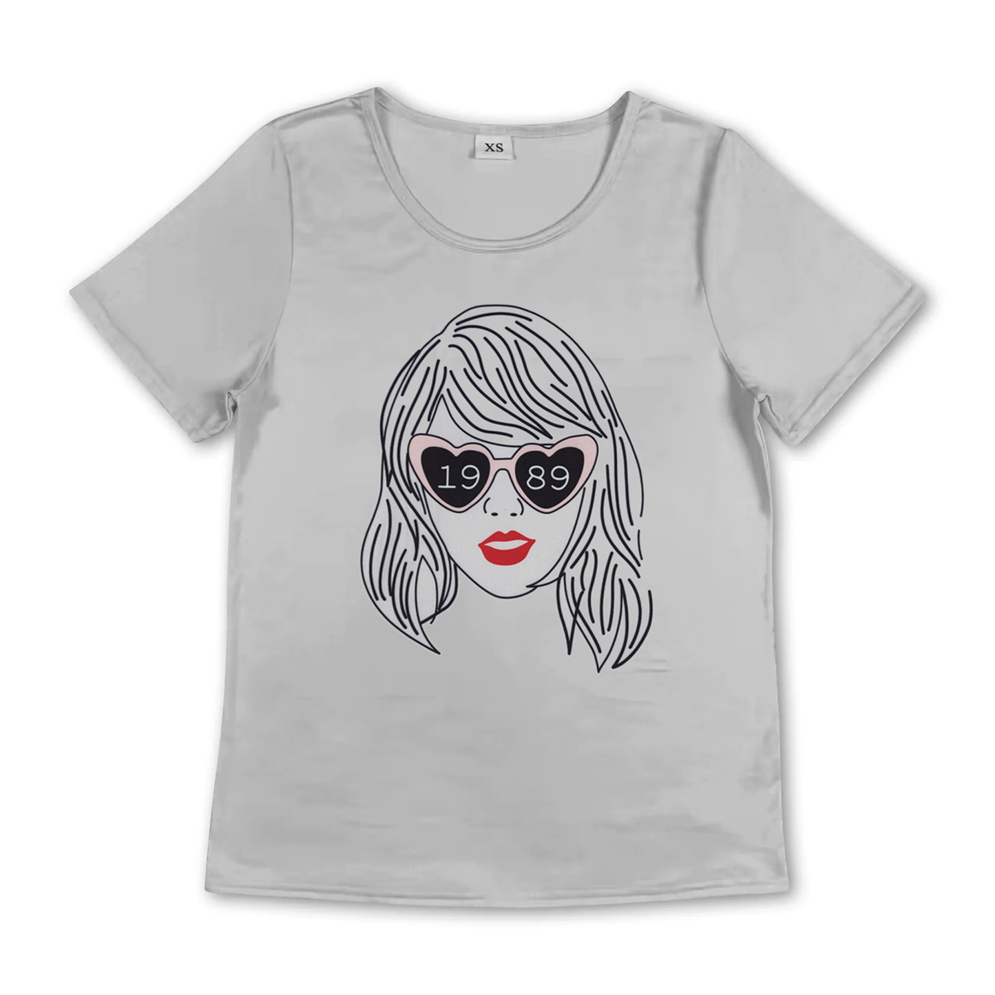 (Pre-order)GT0900 Adult Grey Singer Swiftie Print Woman Tee Shirts Top
