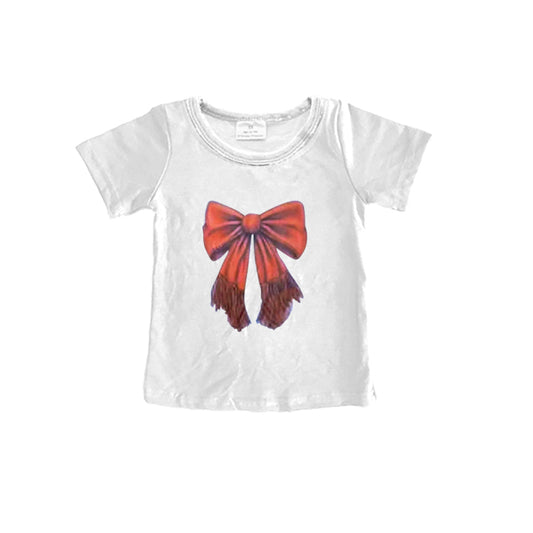 (Pre-order)GT0950 Western Coquette Print Girls Summer Tee Shirts Top