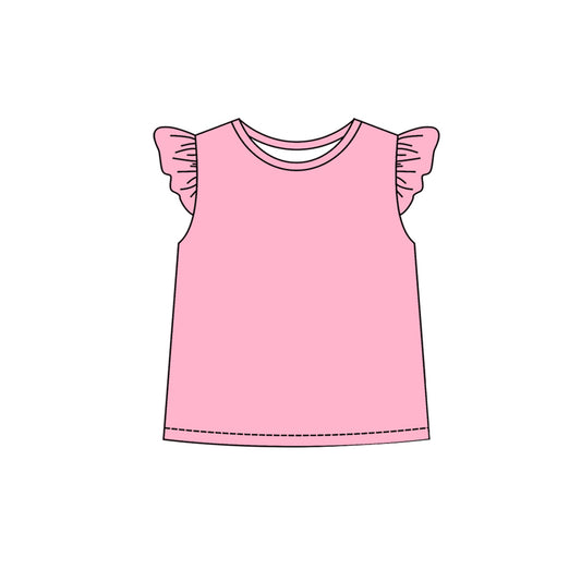 (Pre-order)GT0964 Pink Color Girls Summer Tee Shirts Top