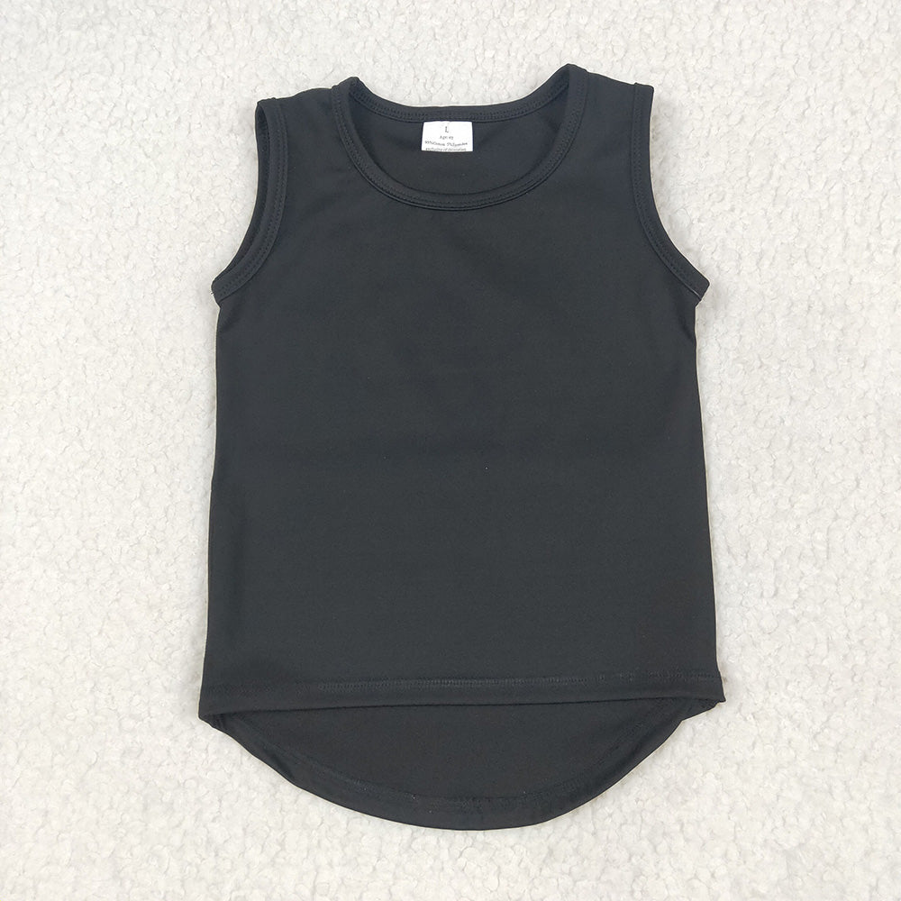 Black Color Girls Yoga Clothes Sisters Matching Wear