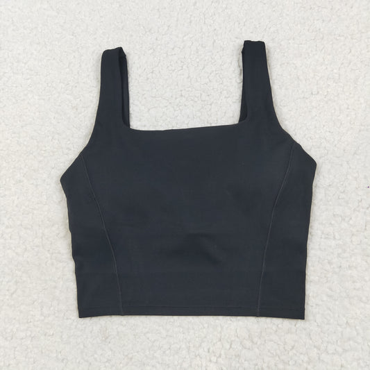 USA-Shop GT1050 Adult Black Color Woman Yoga Tank Top