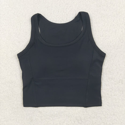 USA-Shop GT1052 Adult Black Color Woman Yoga Tank Top