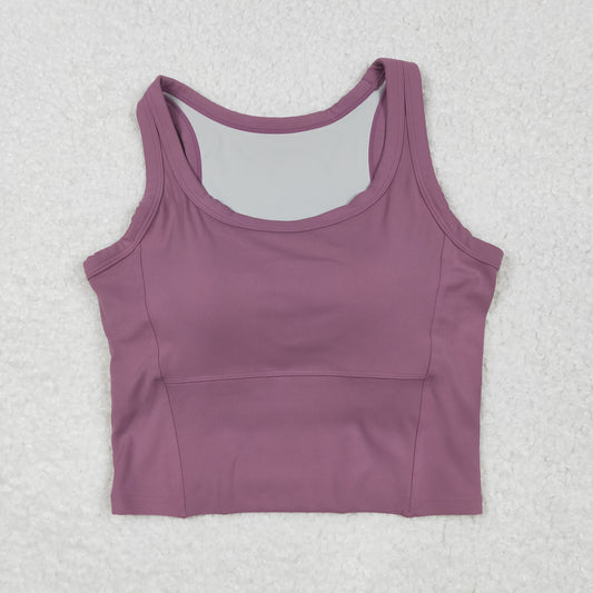 USA-Shop GT1053 Adult Purple Color Woman Yoga Tank Top