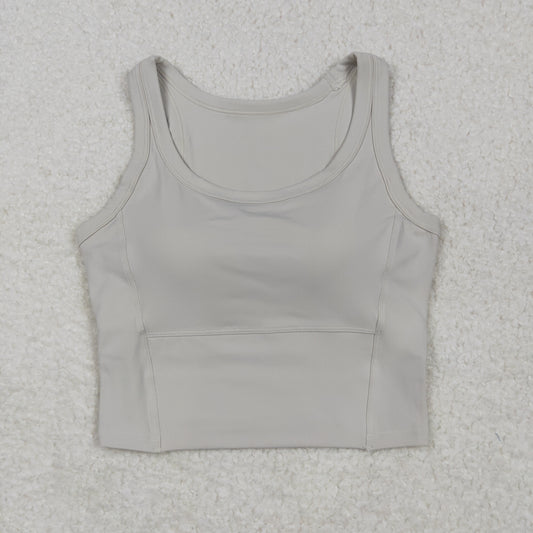 USA-Shop GT1055 Adult Grey Color Woman Yoga Tank Top