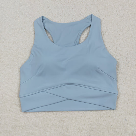 USA-Shop GT1056 Adult Blue Color Woman Yoga Tank Top