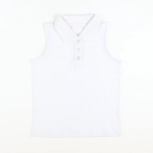 (Pre-order)GT1156 White Color Girls Summer Yoga Tank Top