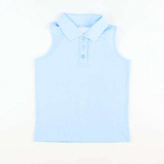 (Pre-order)GT1158 Light Blue Color Girls Summer Yoga Tank Top