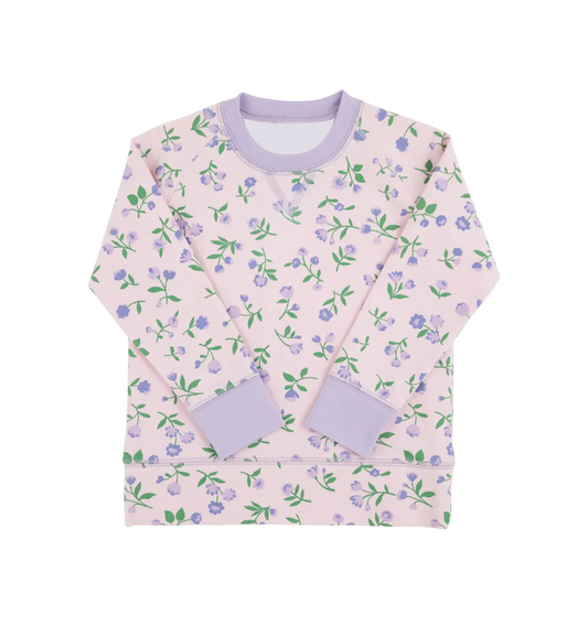 (Pre-order)GT1232 Flowers Print Girls Long Sleeve Tee Shirts Top