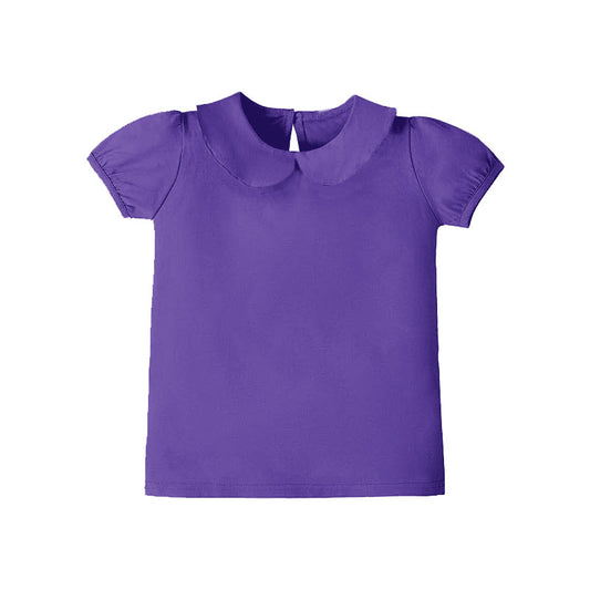 (Pre-order)GT1306 Purple Color Girls Yoga Tee Shirts Top