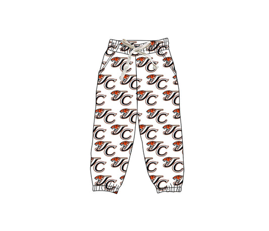 (Custom Design Preorder MOQ 5 Each Design) Team's Jackson Center Print Joggers Bottom Pants Mom and Me Matching Clothes