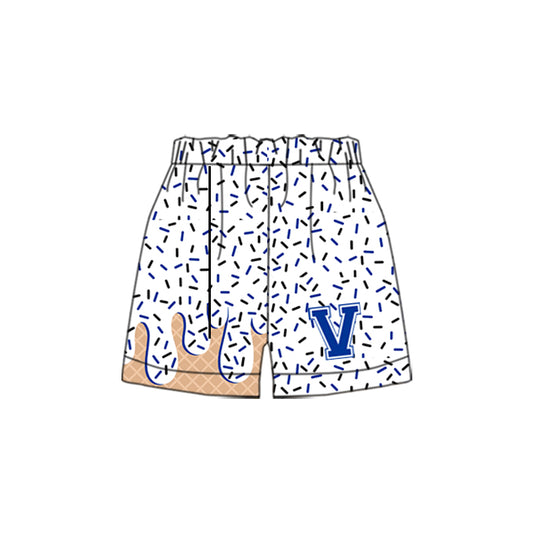 (Split Order Preorder) Deadline April 2 Team's V Print Kids Summer Bottom Shorts