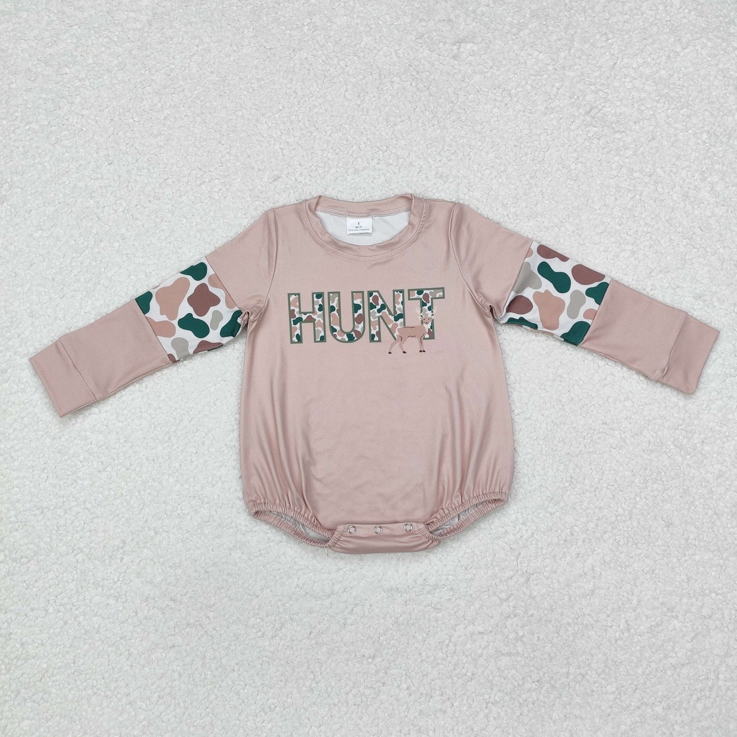 Camo Duck Hunting Print Baby Fall Romper Sibling Wear