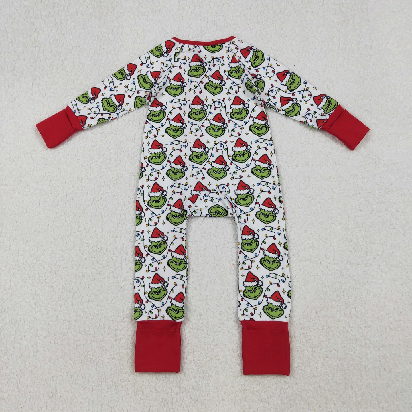 Green Frog Lights Girls Christmas Clothes Sisters Matching Wear