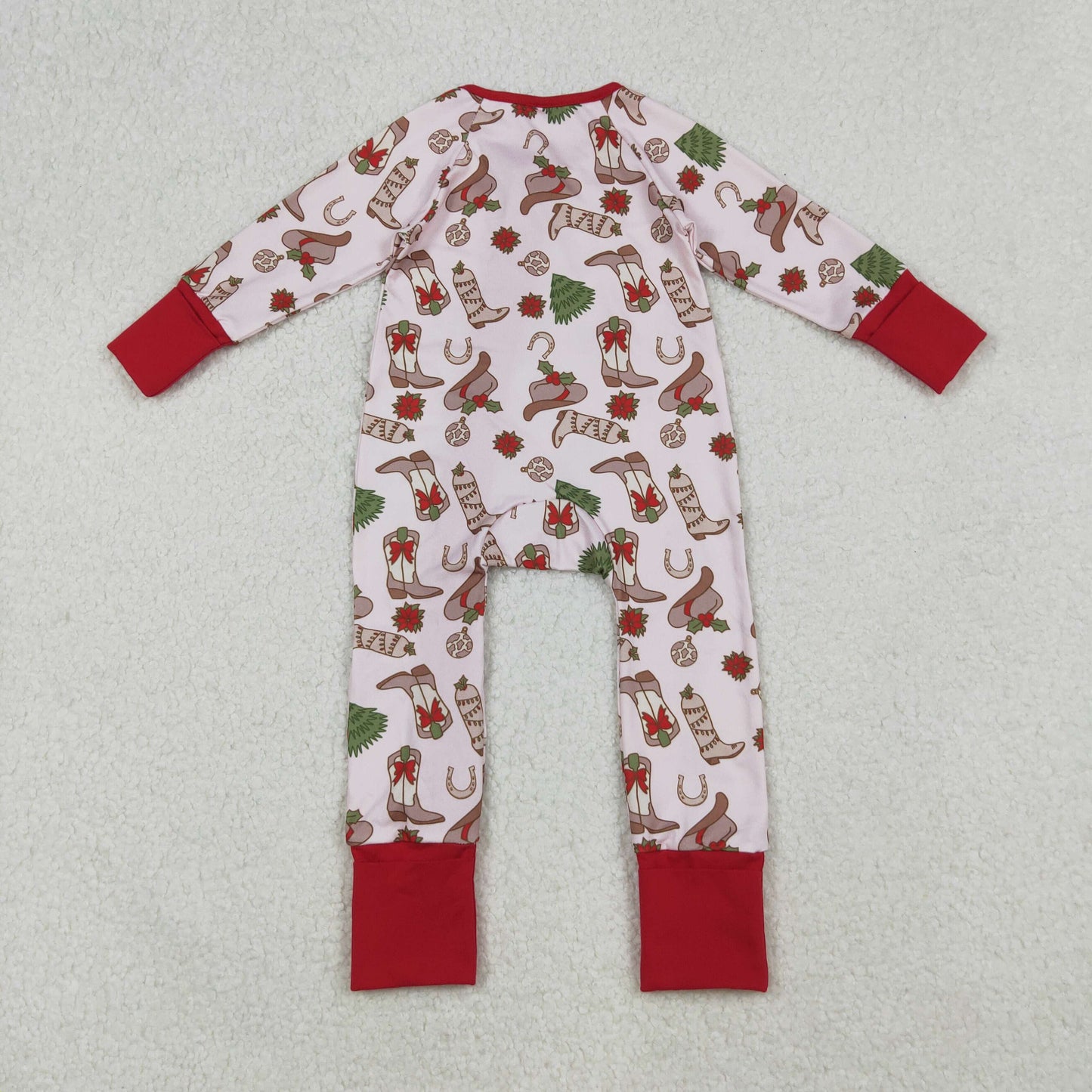 Boots Hat Holly Girls Christmas Clothes Sisters Matching Wear