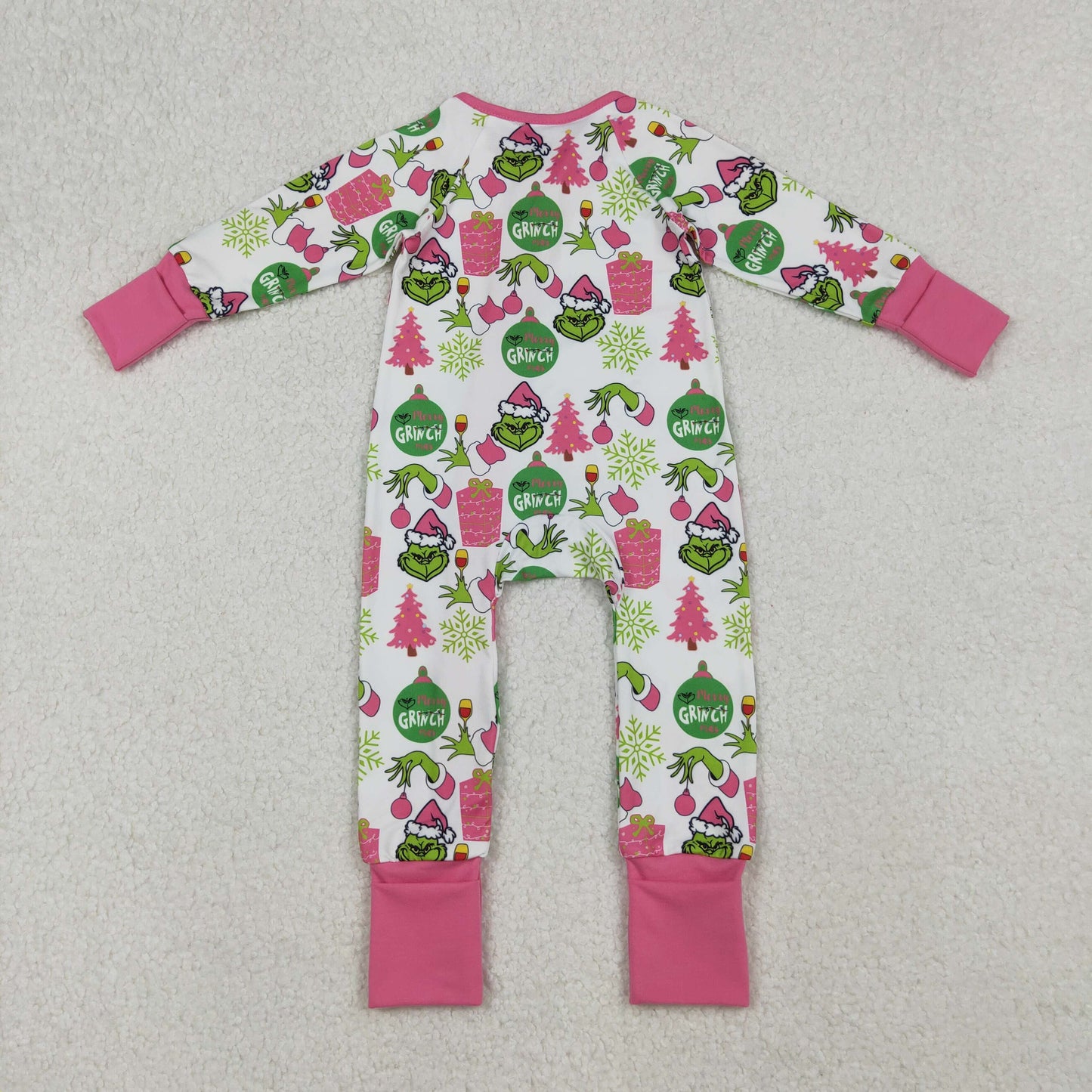Green Frog Lights Girls Christmas Clothes Sisters Matching Wear