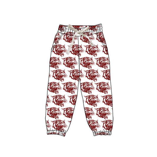 (Custom Design Preorder MOQ 5 Each Design) Team's Littlefield Print Joggers Bottom Pants Mom and Me Matching Clothes