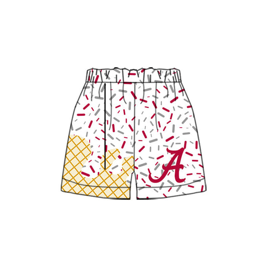 (Custom Design Preorder MOQ 5) Team's White A Sprinkles Kids Bottom Shorts
