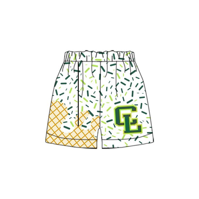 (Custom Design Preorder MOQ 5) Team's White CL Sprinkles Adult Bottom Shorts