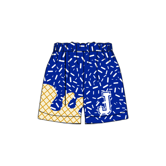 (Custom Design Preorder MOQ 5) Team's Blue J Sprinkles Adult Bottom Shorts