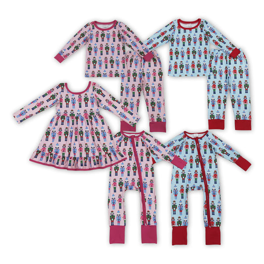 Nutcracke* Soldier Kids Christmas Matching Clothes Sibling Wear