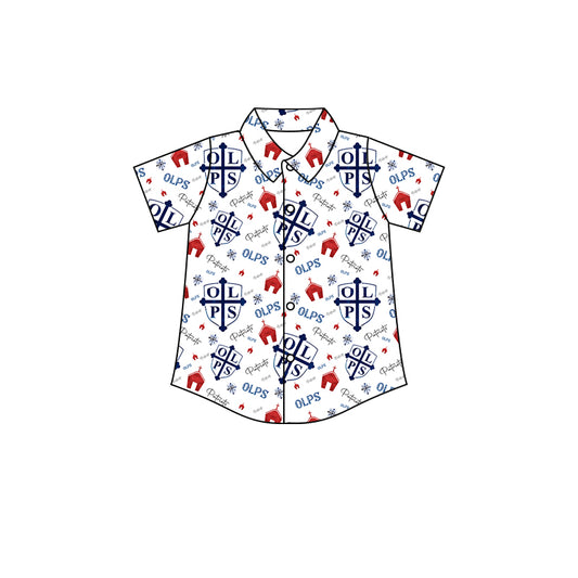 (Custom Design Preorder MOQ 5 ) Team's PROMPT SUCCOR OLPS Print Boys Summer Tee Shirts Top