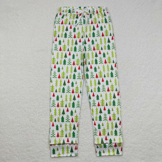 P0279  Christmas tree print family set parent-child outfit adult pajamas pants