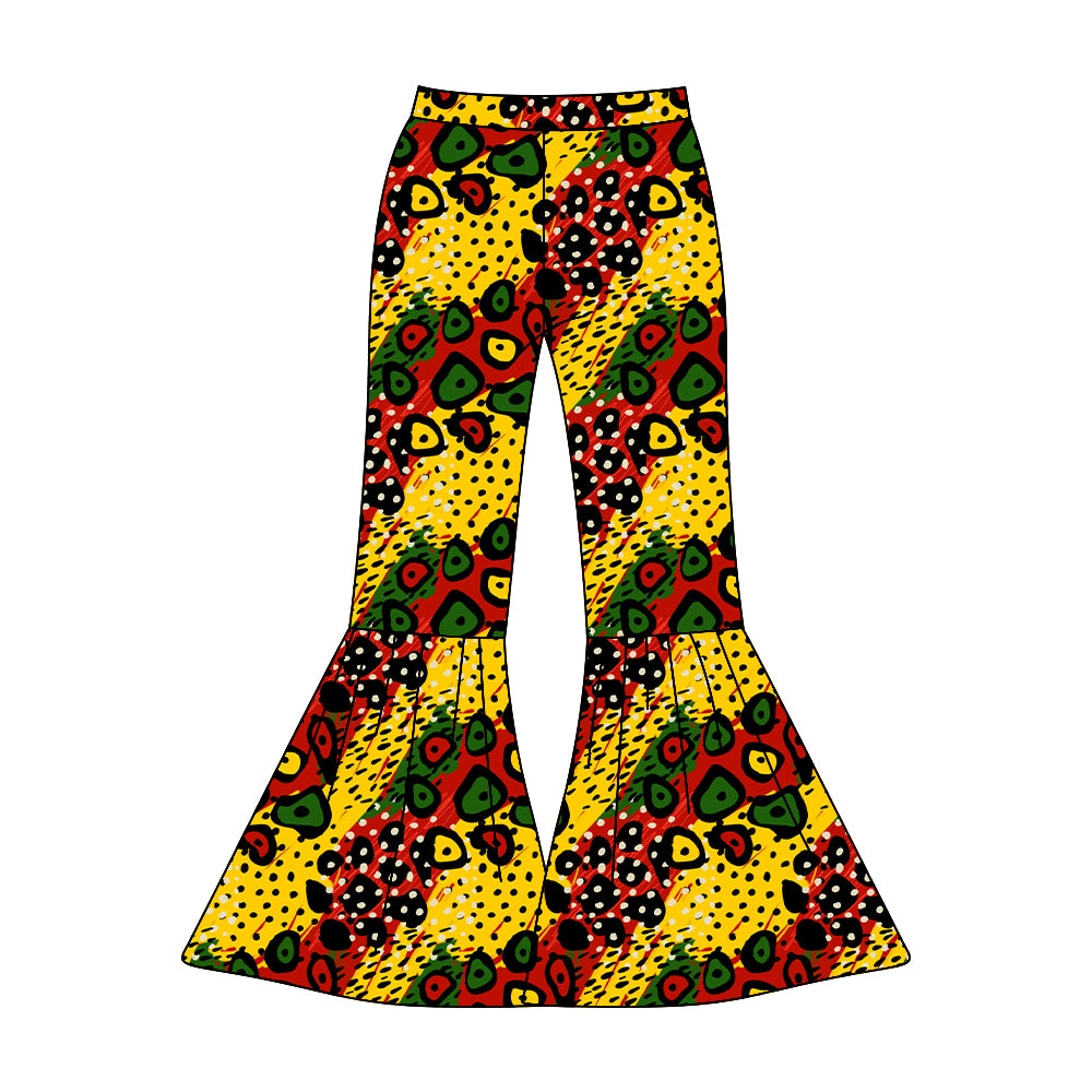 (Pre-order)  P0319 Adult Black History Bell Pants