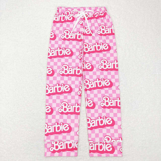 P0356 Pink BA Print Adult Pajamas Pants