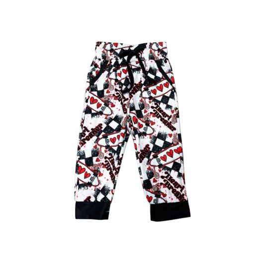 (Pre-order)P0383 Black Scooter Print Boys Pants