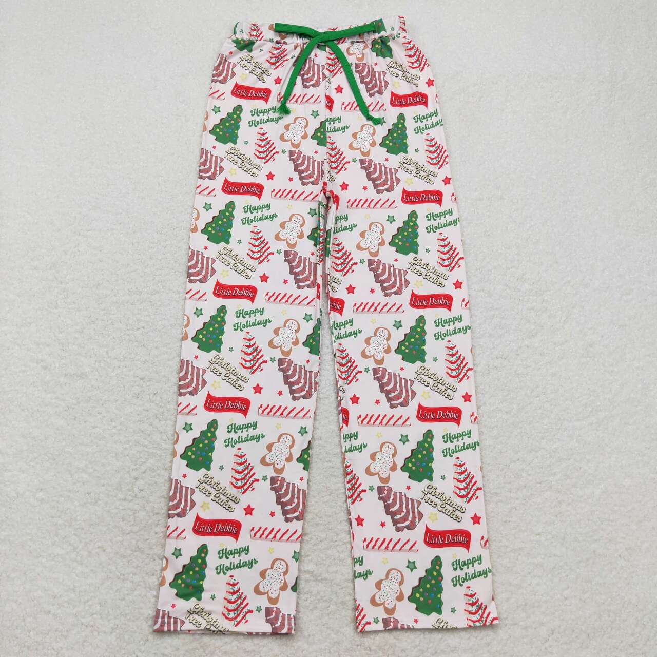 P0490 Adult Christmas Debbie Cake Print Man Pajamas Pants