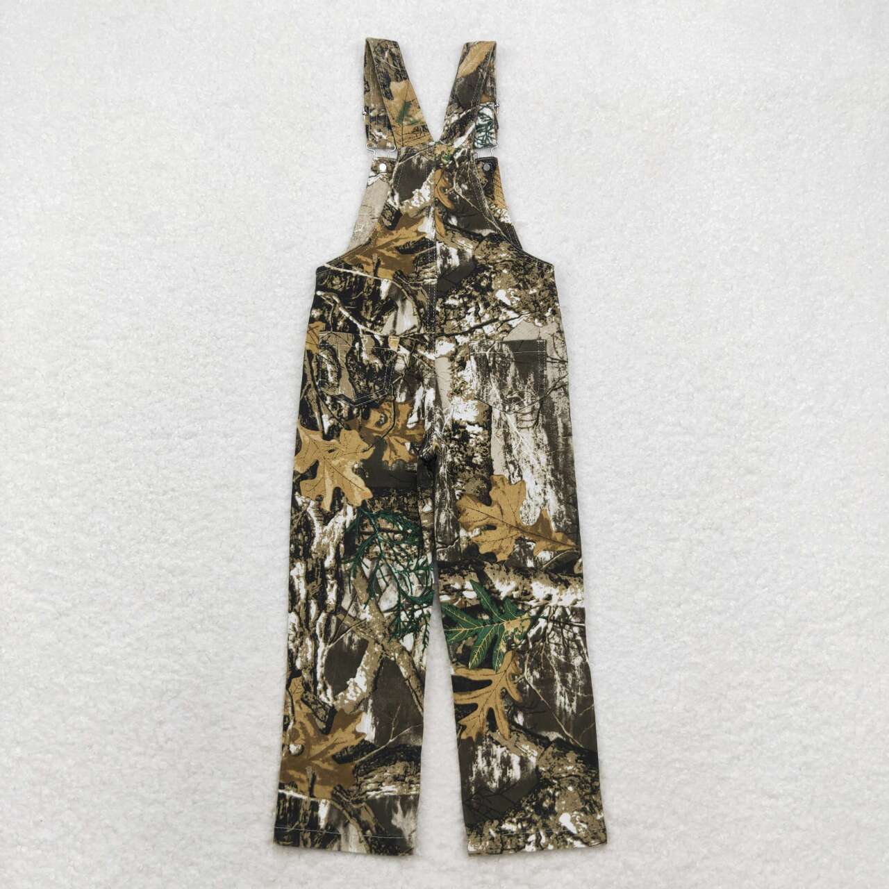 3 Colors Camo Print Denim Kids Suspender Overall Jumpsuit