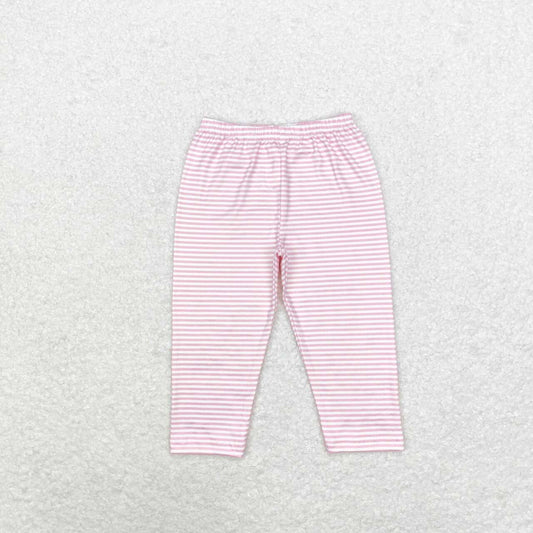 P0625 Pink Stripes Print Girls Bottom Pants