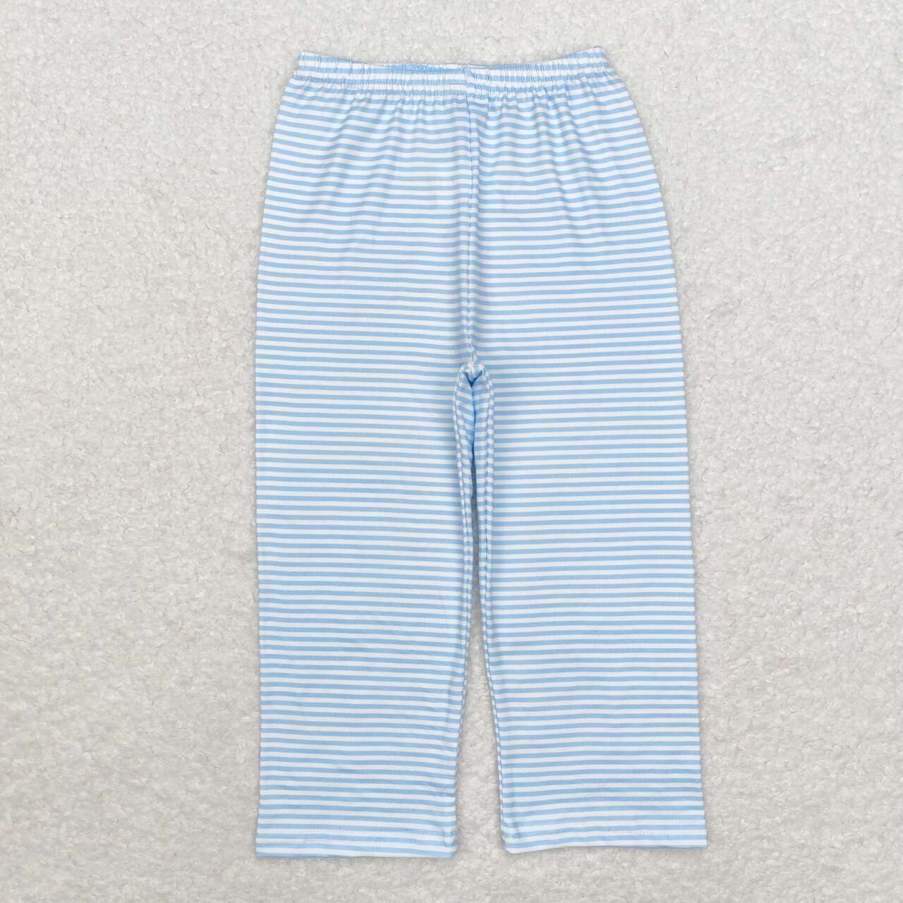 P0626 Blue Stripes Print Boys Bottom Pants