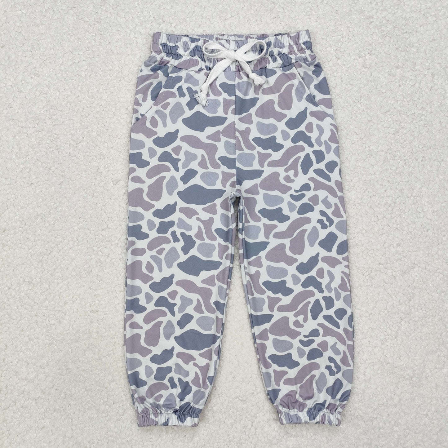 5 Colors Camo Print Kids Pockets Pants Joggers