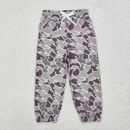 P0652 Camo Print Kids Jogger Pants