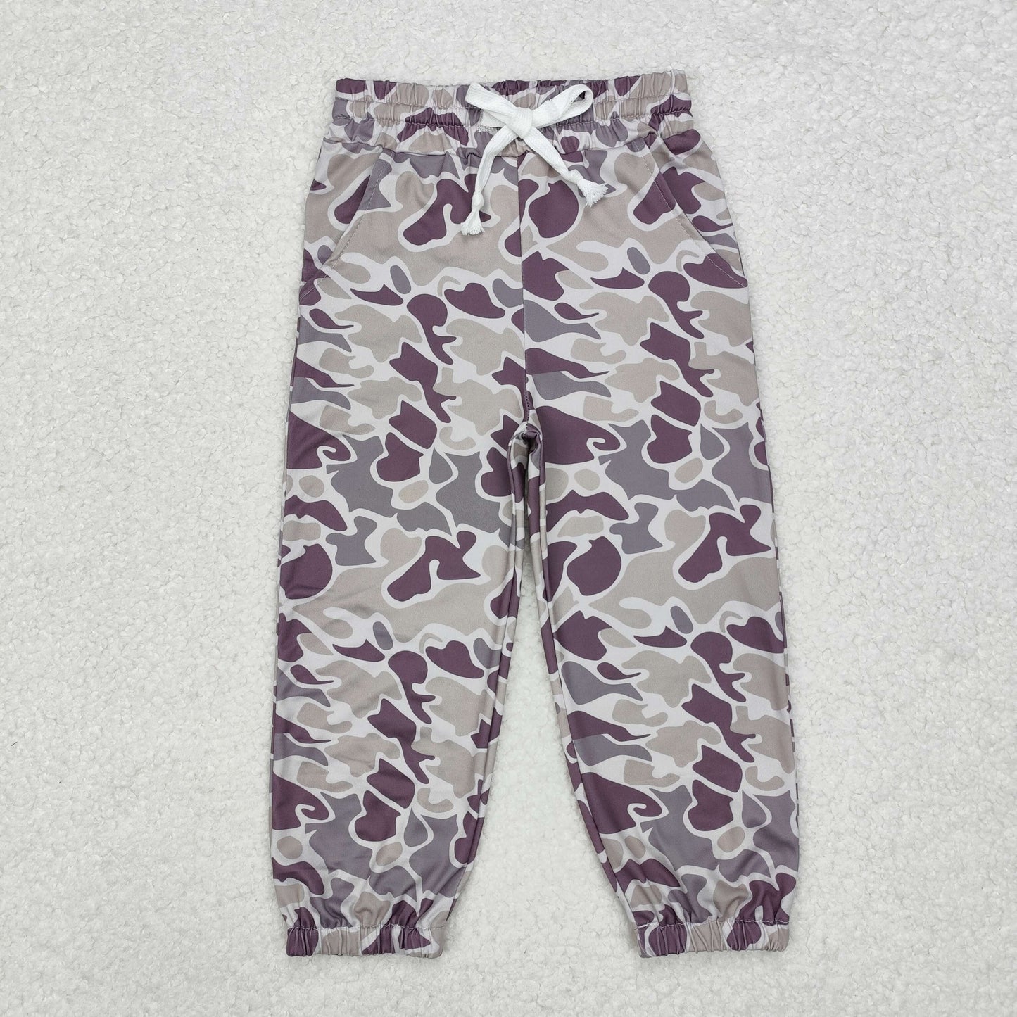 5 Colors Camo Print Kids Pockets Pants Joggers