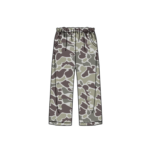 (Pre-order)P0657 Adult Camo Print Woman Pajamas Pants