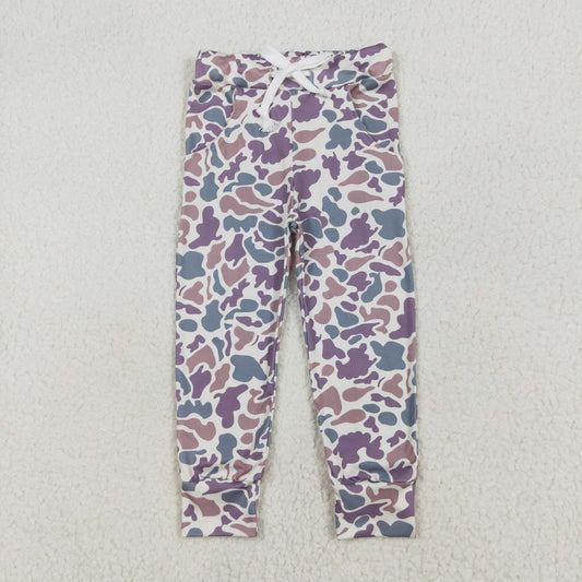 P0659  Grey Camo Print Kids Pockets Pants