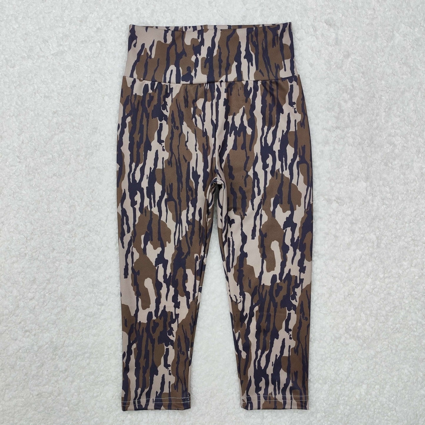 P0689 Camo Print Girls Athletic Wear Legging Pants