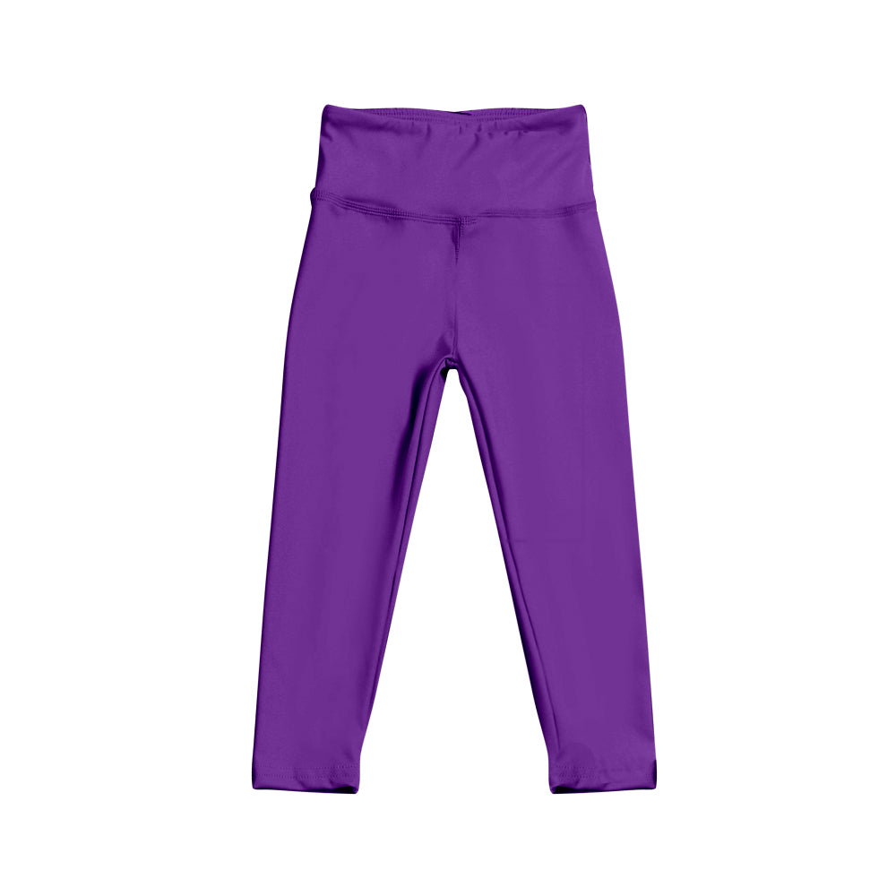 (Pre-order)P0713 Purple Color Girls Athletic Wear Legging Pants