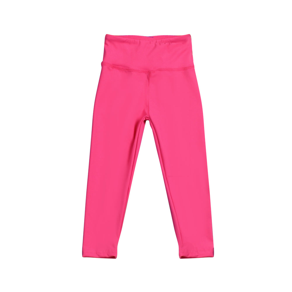 (Pre-order)P0714 Hotpink Color Girls Athletic Wear Legging Pants