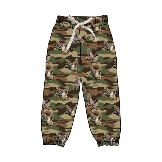(Pre-order)P0837 Adult Duck Camo Print Woman Joggers Yoga Pants