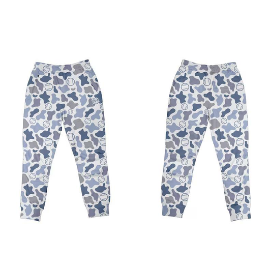 (Pre-order)P0876 Baseball Grey Camo Print Boys Bottom Pants