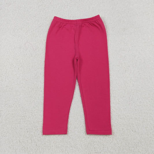 P0958 Hot Pink Cotton Girls Bottom Legging Pants