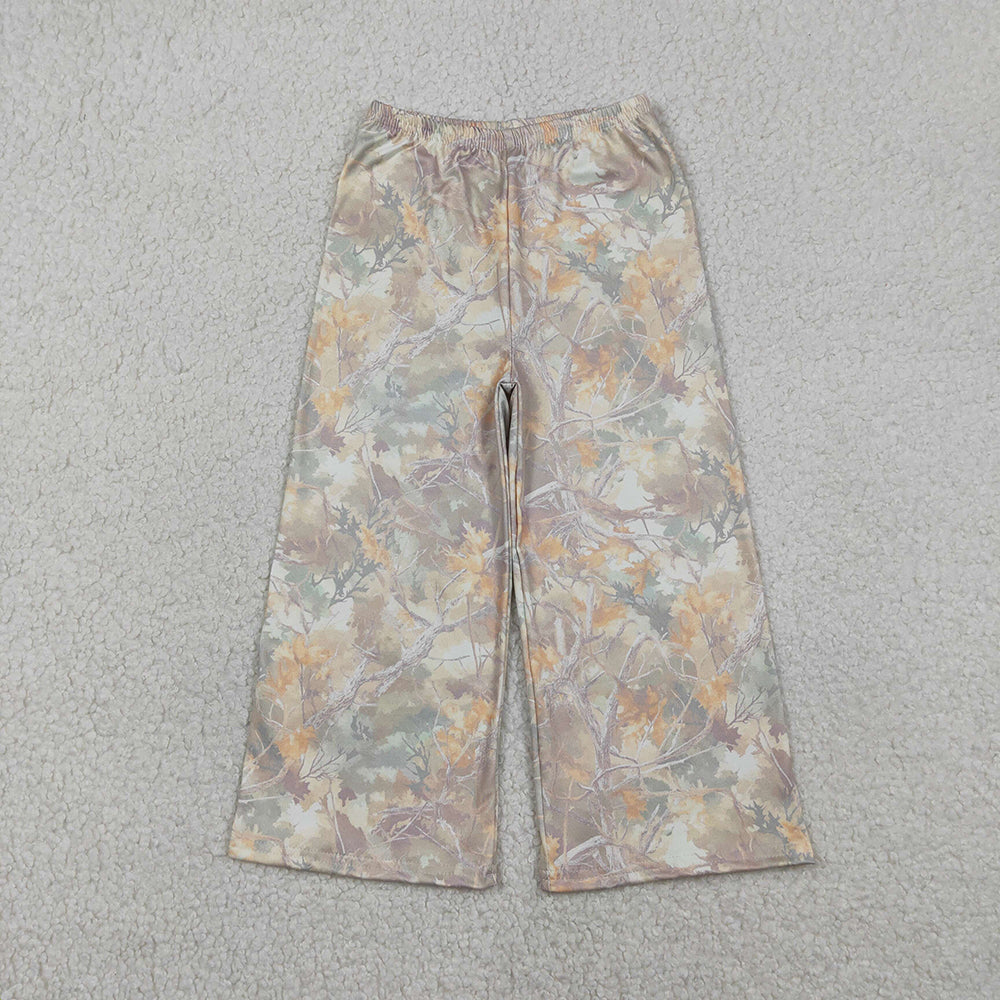 P1019 Branch Camo Print Kids Bottom Pants