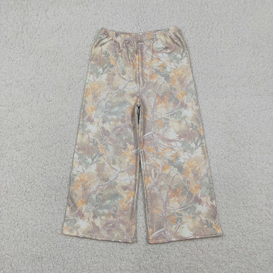 P1019 Branch Camo Print Kids Bottom Pants